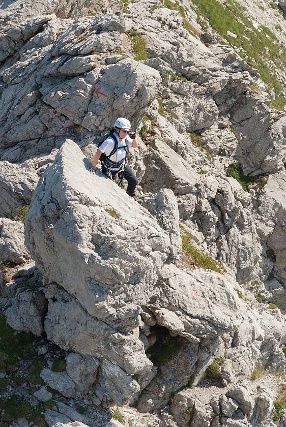 Hindelanger Klettersteig. Via ferrata. Oberstdorf. .