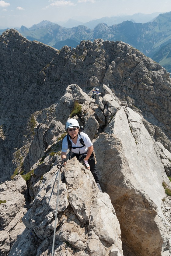 Hindelanger Klettersteig. Via ferrata. Oberstdorf. .