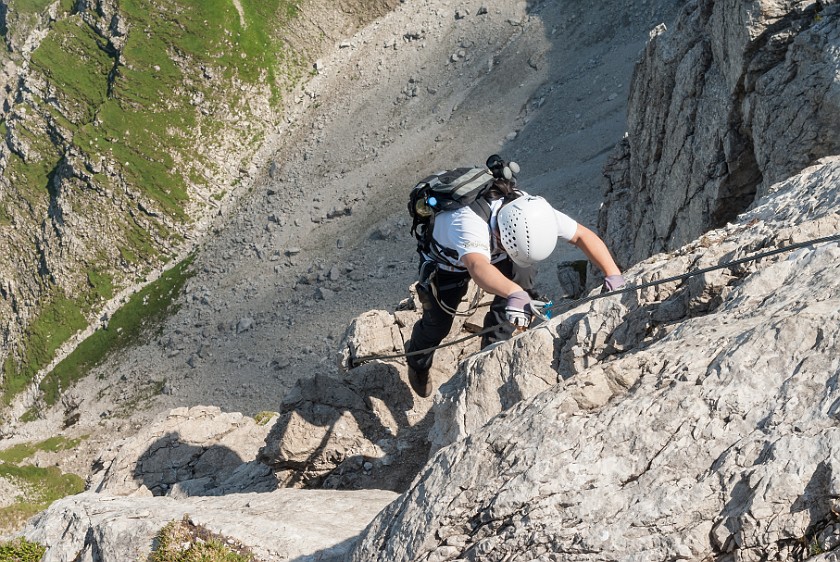 Hindelanger Klettersteig. Via ferrata. Oberstdorf. .