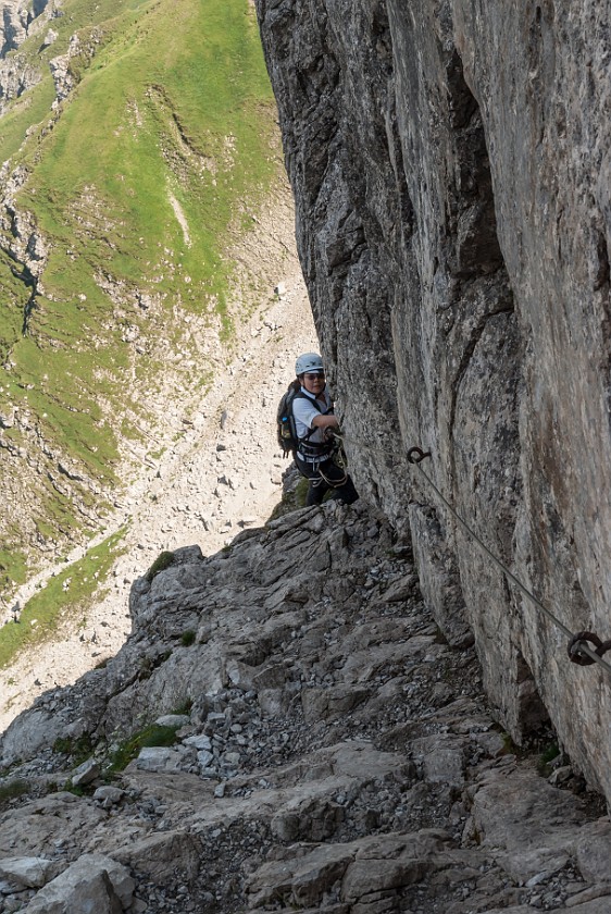 Hindelanger Klettersteig. Via ferrata. Oberstdorf. .