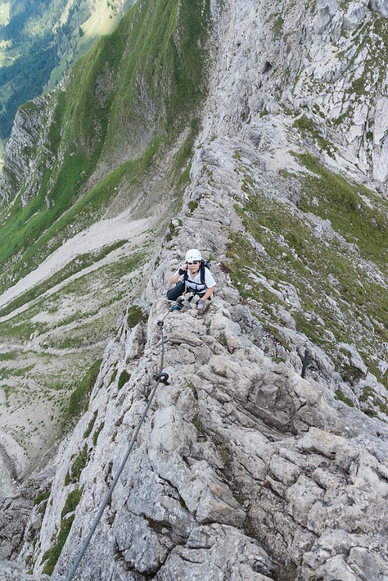 Hindelanger Klettersteig. Via ferrata. Oberstdorf. .