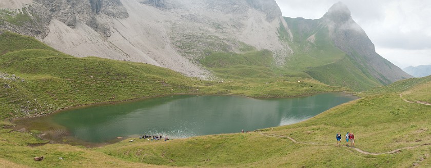 Hike to the Rappenseehütte. Rappensee. Oberstdorf. .