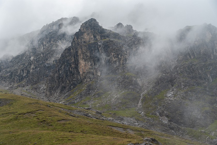 Hike to the Totalphütte. Ridge. Brand bei Bludenz. .