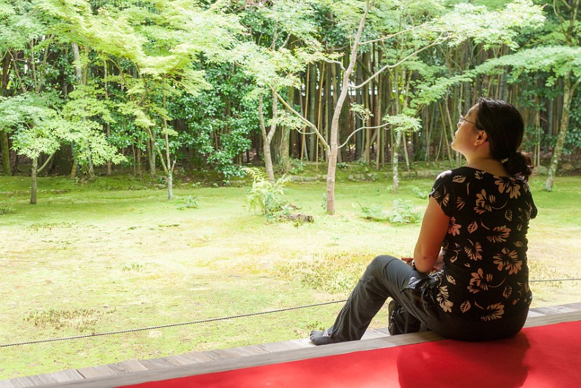 Daitoku-Ji. View from patio to garden. Kyoto. .