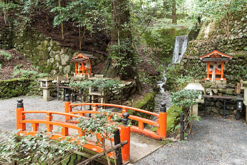 Kurama-Dera. River and bridge. Kurama. .