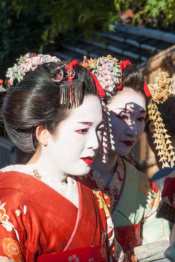 Higashiyama Area. Geishas. Kyoto. .