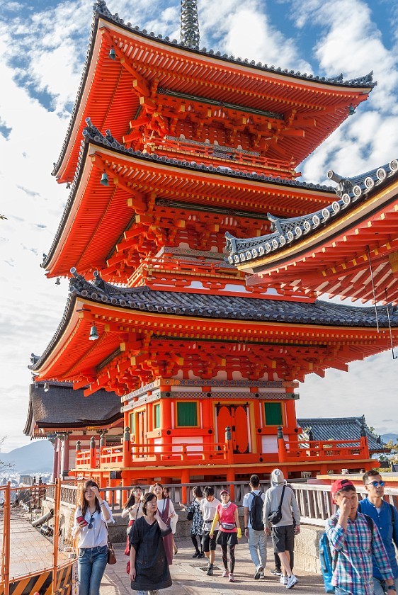 Kiyomizu-Dera. Tower. Kyoto. .