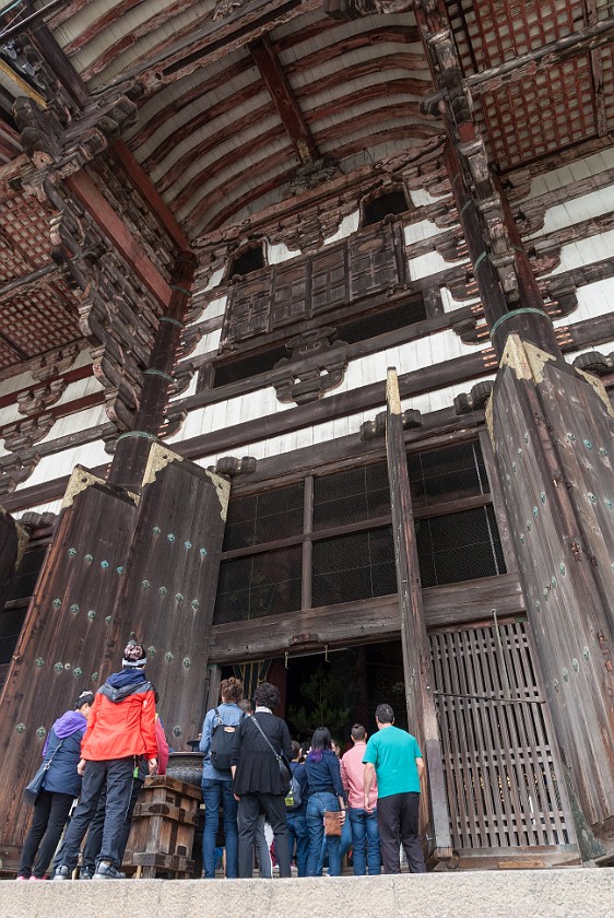 Nara. Main entrance to the Daibutsu-den hall. Nara. .