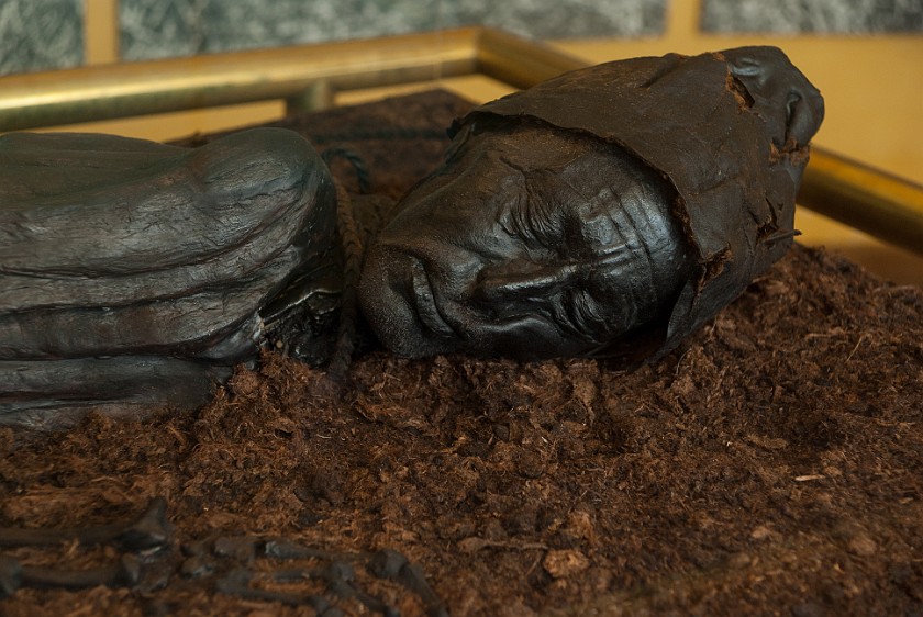 Silkeborg Museum. Tollund man. Silkeborg. .