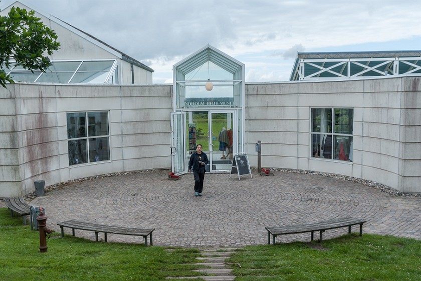Lindholm Høje Museum. Entrance. Nørresundby. .