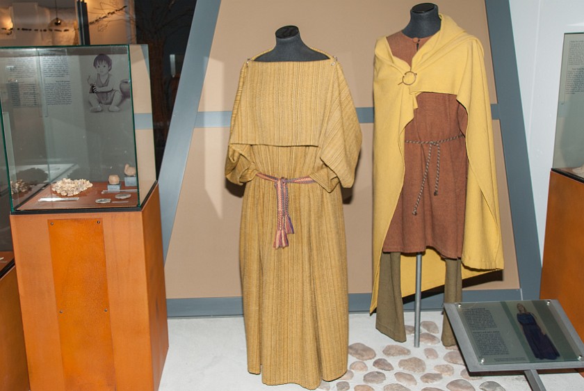 Lindholm Høje Museum. Clothing. Nørresundby. .