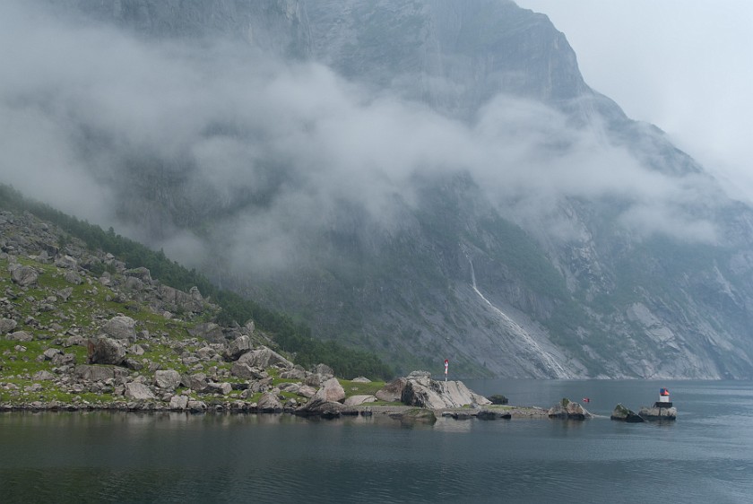 Lysefjord. Fjord near Kjerag. near Lysebotn. .