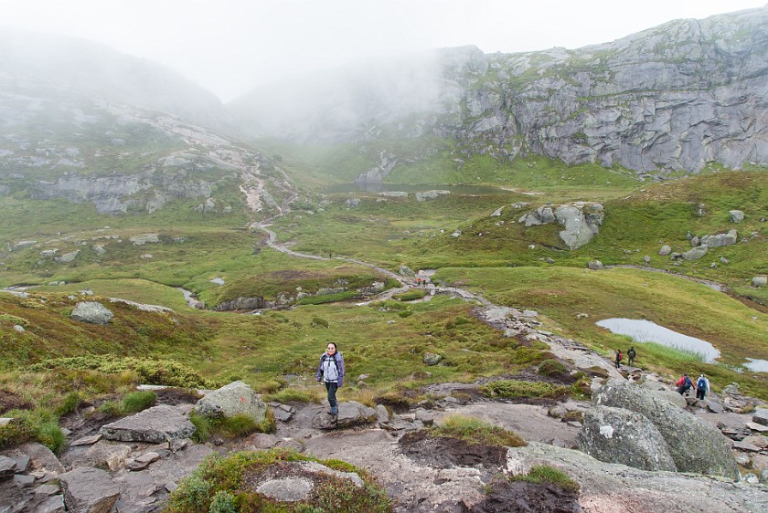 Hike to the Kjerag Boulder. Hiking. near Lysebotn. .