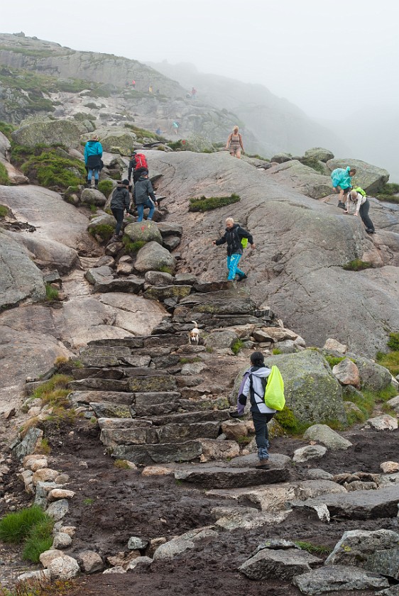 Hike to the Kjerag Boulder. Hiking. near Lysebotn. .