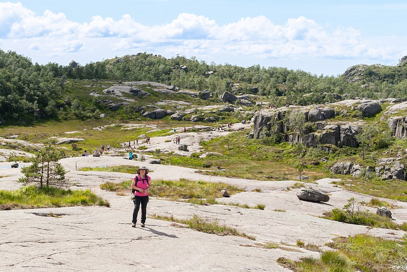 Hike to the Preikestolen. Hiking. near Jorpeland. .
