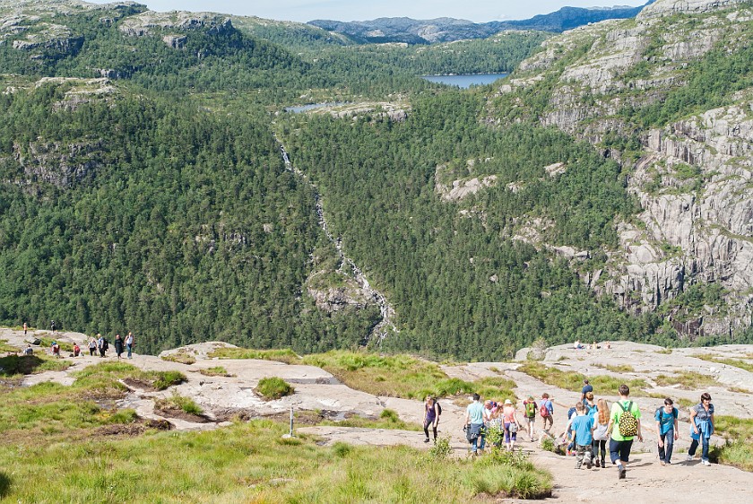 Hike to the Preikestolen. Hiking. near Jorpeland. .