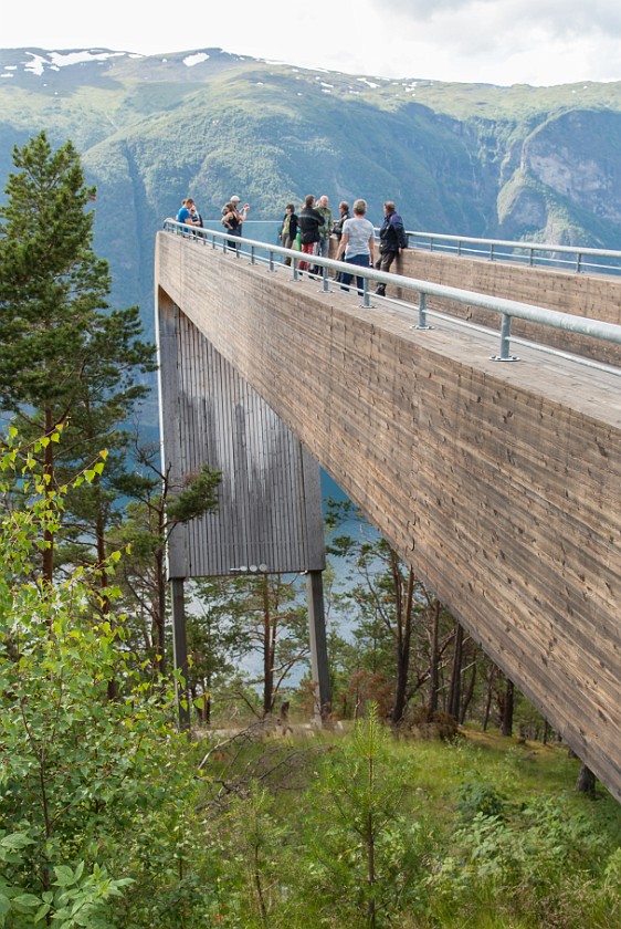 Stegastein. Viewing platform. near Aurlandsvangen. .