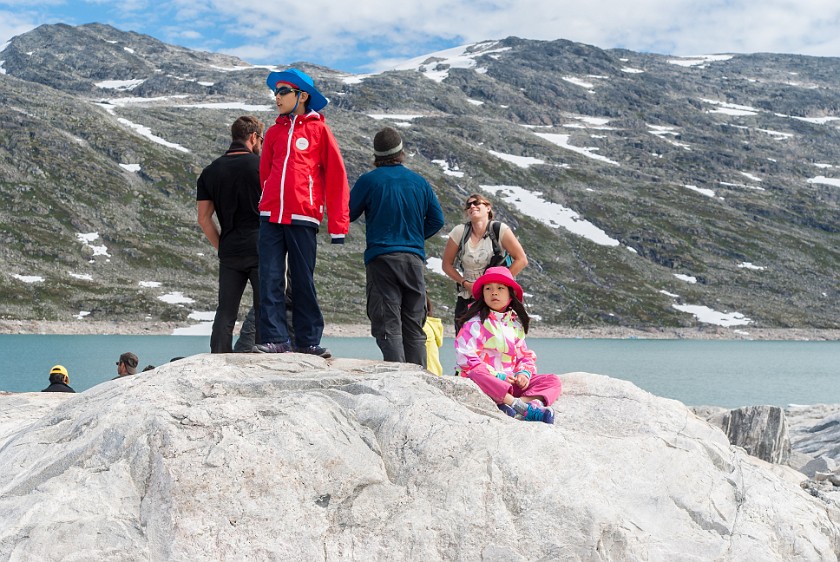 Styggevatnet Lake & Austdalsbreen Glacier. Rest. near Gjerde. .