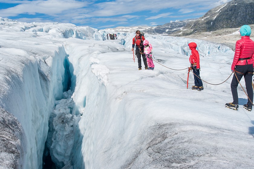 Styggevatnet Lake & Austdalsbreen Glacier. Glacier tour. near Gjerde. .