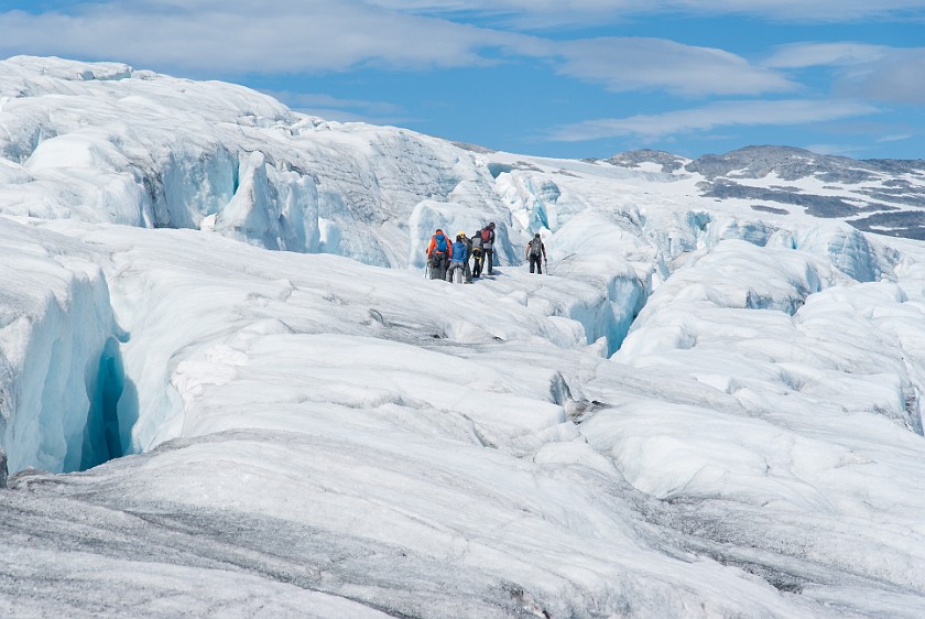 Styggevatnet Lake & Austdalsbreen Glacier. Glacier tour. near Gjerde. .
