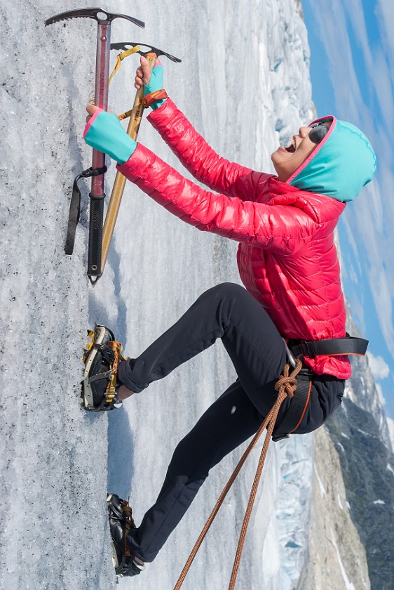Styggevatnet Lake & Austdalsbreen Glacier. Fake ice climbing. near Gjerde. .