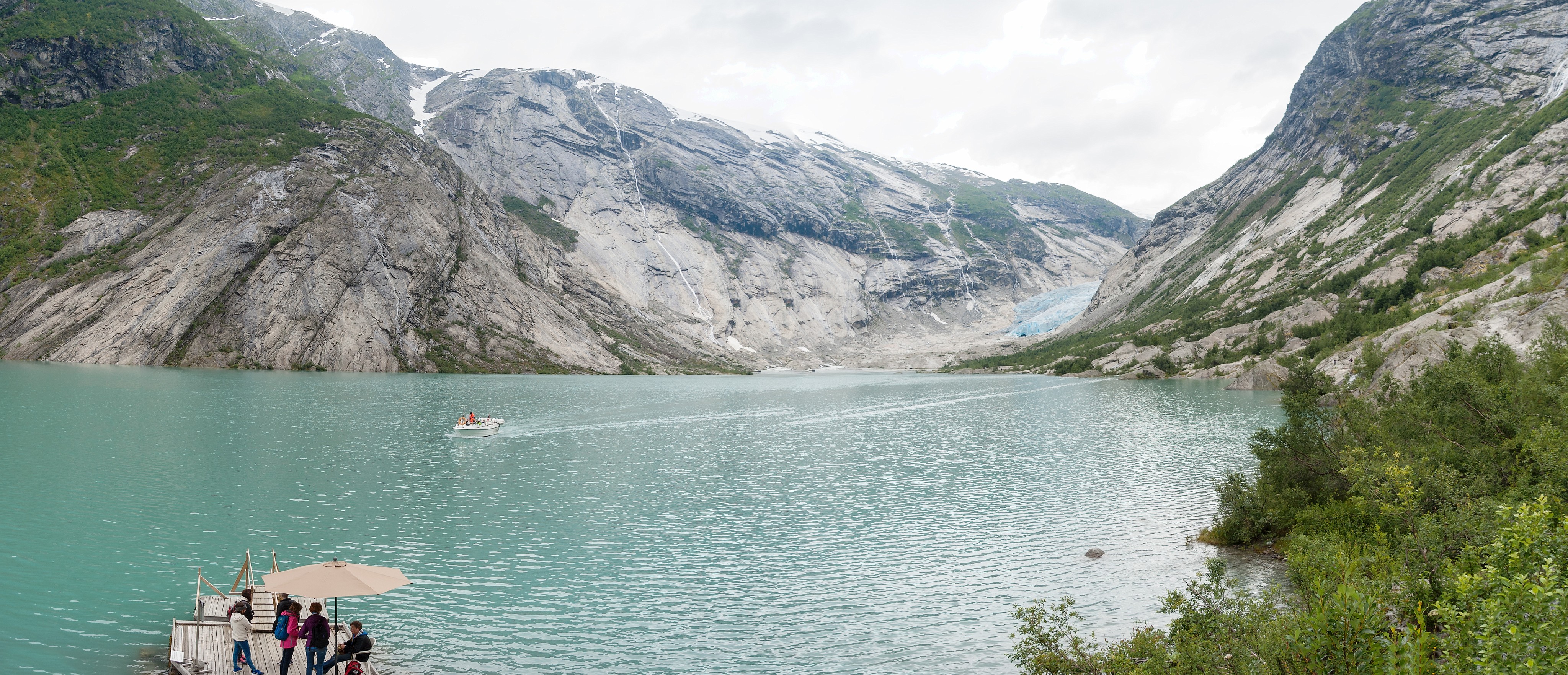 Nigardsbreen Glacier. Nigardsbrevatnet. near Gjerde. .