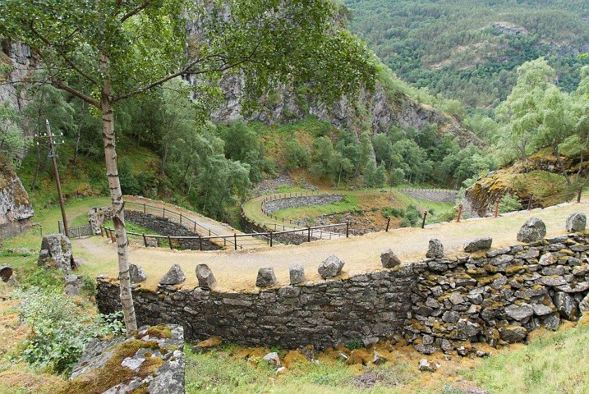 Borgund Stave Church. Historic road. near Borgund. .