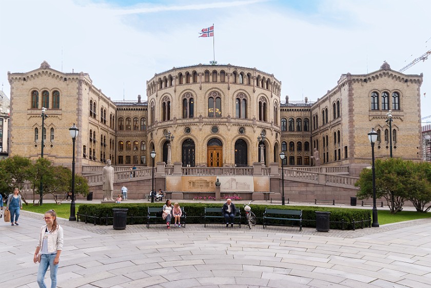 Oslo. Norwegian parliament. Oslo. .