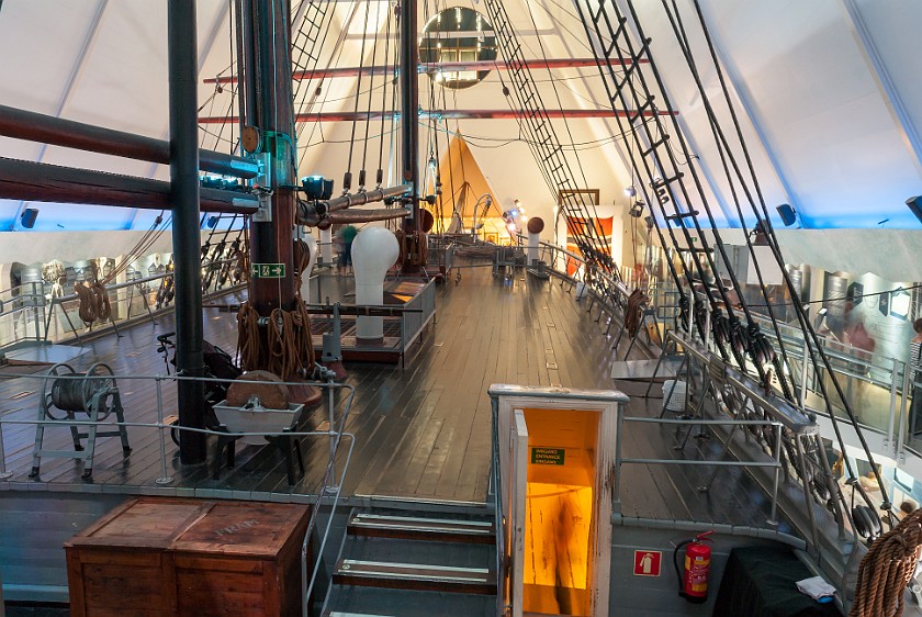 Fram Museum. Deck. Oslo. .