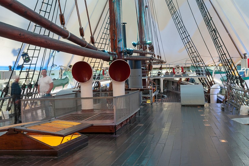 Fram Museum. Deck. Oslo. .
