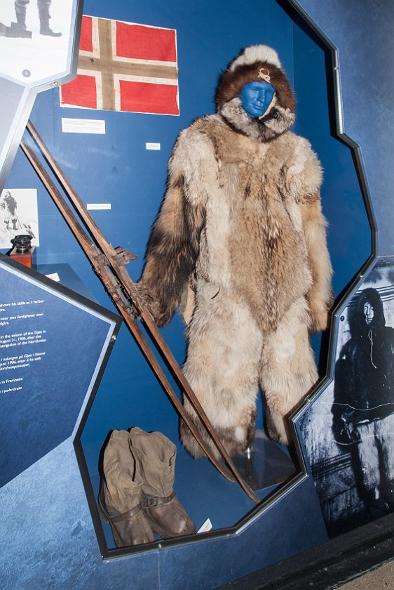 Fram Museum. Explorer's fur clothing. Oslo. .
