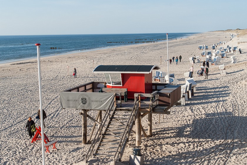 Northern Sylt. Red cliff beach. Kampen. .
