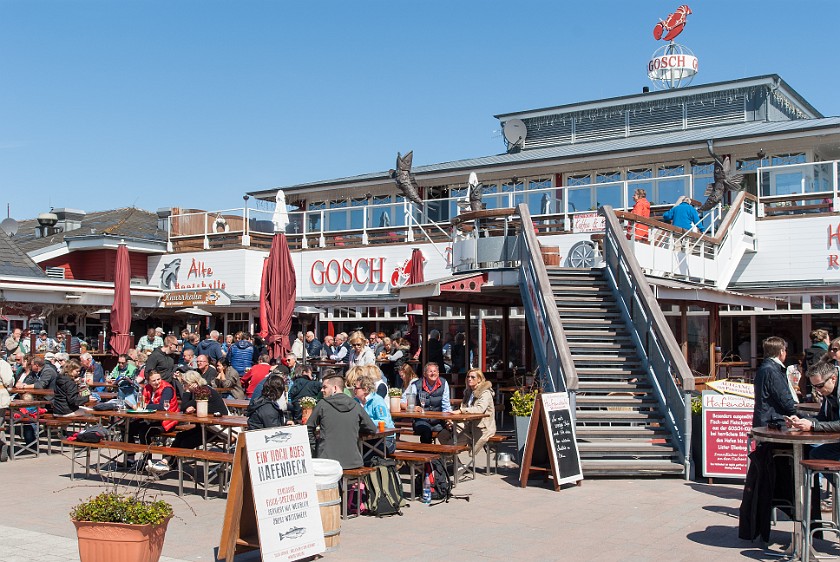 Northern Sylt. Gosch restaurant. List. .