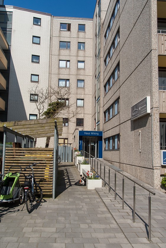 Westerland. Apartment building. Westerland. .
