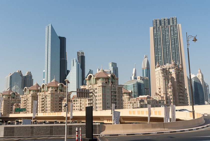 Dubai Skyline. Dubai downtown. Dubai. .