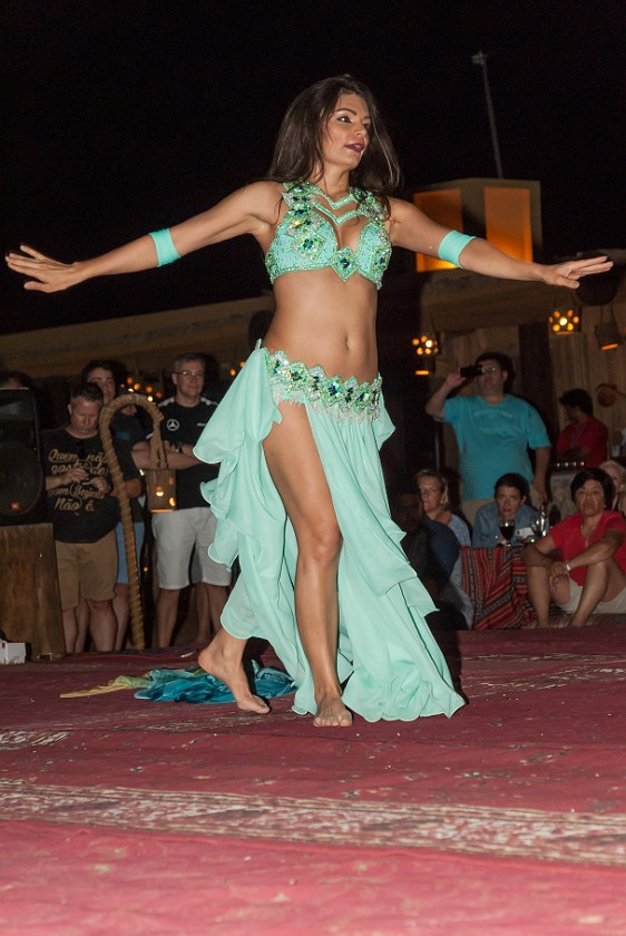 Dubai Desert Safari. Belly dancer. Dubai. .