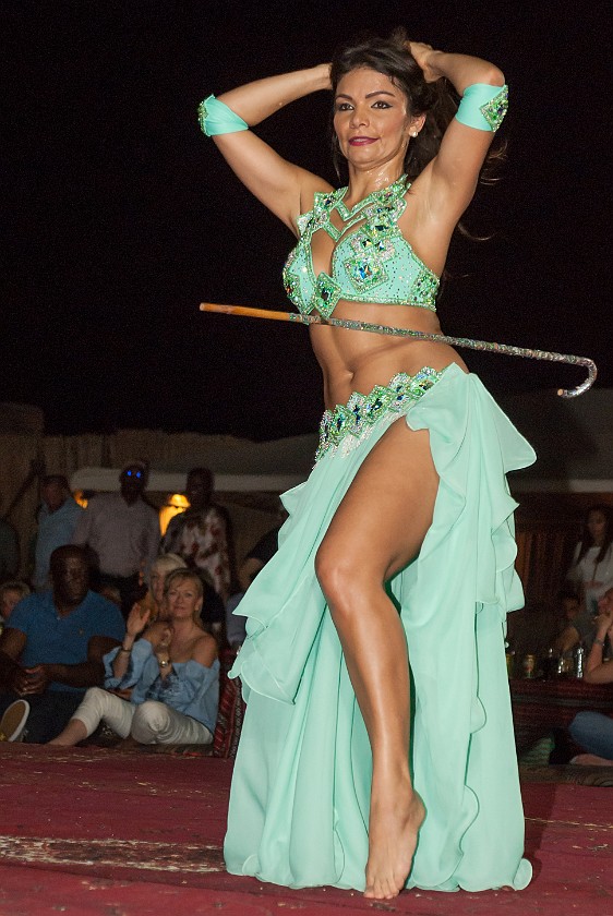 Dubai Desert Safari. Belly dancer. Dubai. .