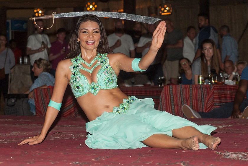 Dubai Desert Safari. Belly dancer. Dubai. .