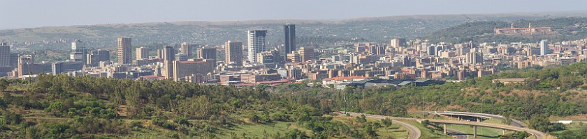 Pretoria. Panoramic view on Pretoria. Pretoria. .