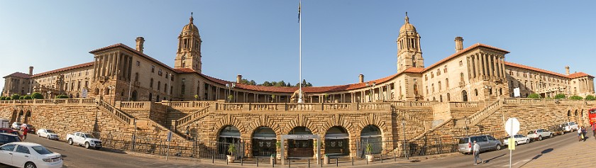 Pretoria. Panoramic view on the Union Buildings. Pretoria. .