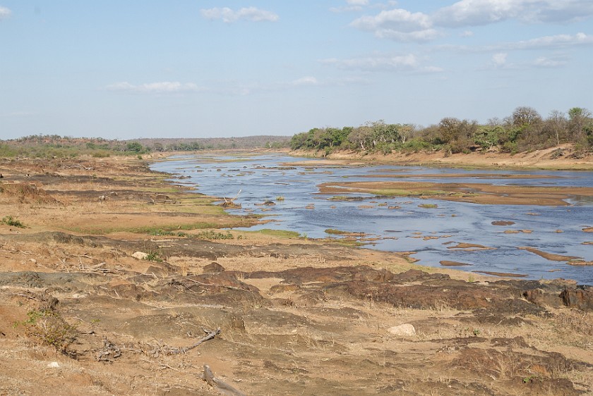 Kruger National Park. Olifants river. Olifants Rest Camp. .