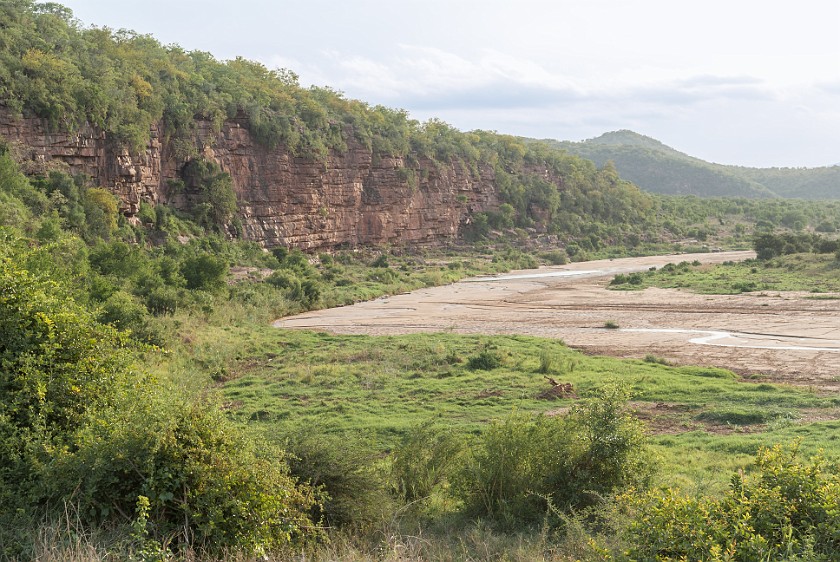 Hluhluwe-Imfolozi Game Reserve. White Umfolozi river. Imfolozi. .