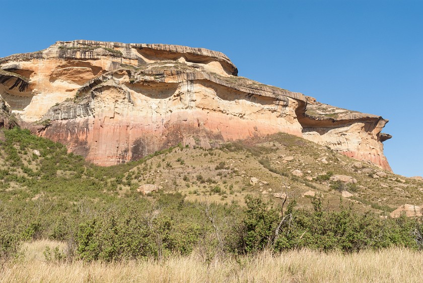 Golden Gate Highlands National Park. Mushroom Rock. Phuthaditjhaba. .