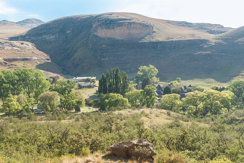 Golden Gate Highlands National Park. Glen Reenen Rest Camp. Phuthaditjhaba. .