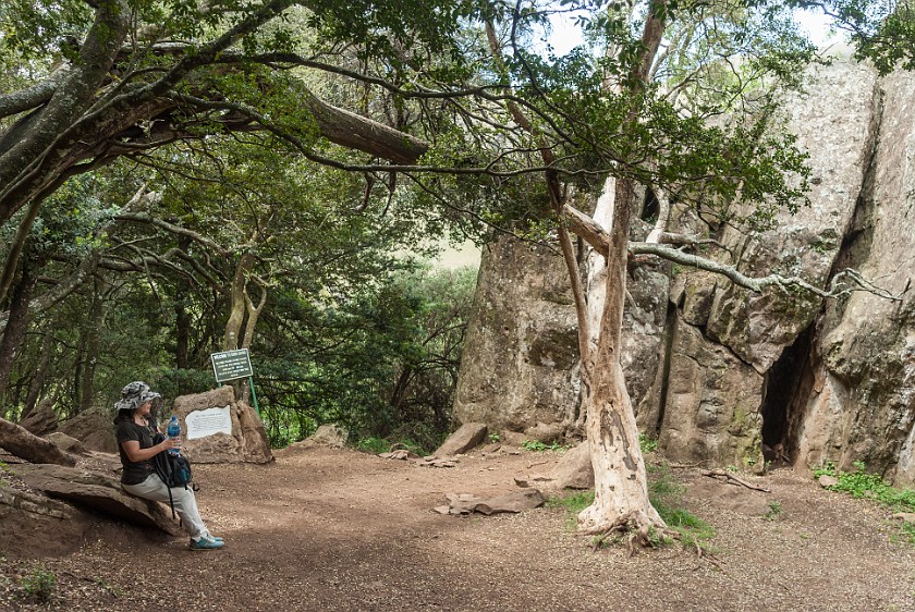 Ukhahlamba Drakensberg Park. Waiting area for the main caves. Giant's Castle Camp. .