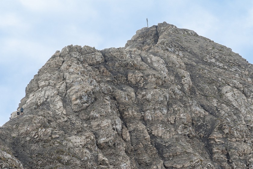 Hike to the Summit of the Rote Wand. Summit. near Lech. .