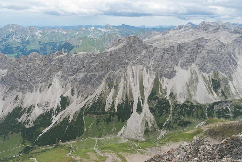 Hike to the Summit of the Rote Wand. Klesenzatal. near Lech. .