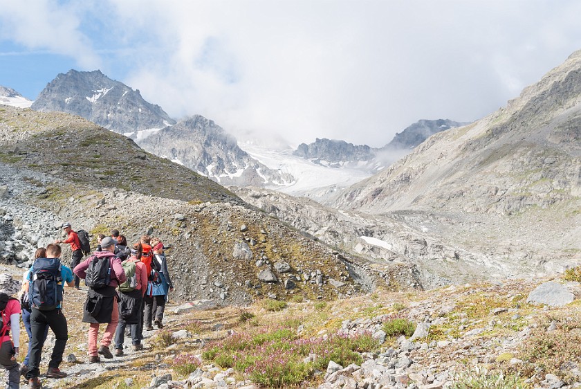 Jamtal Glacier Tour. Hiking to the Jamtalferner. near Galtür. .