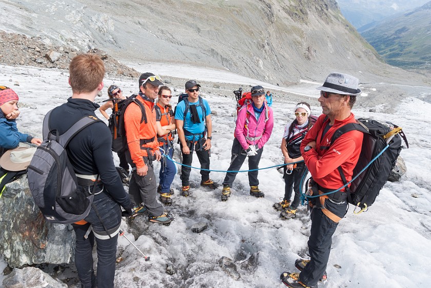 Jamtal Glacier Tour. Glacier hiking. near Galtür. .