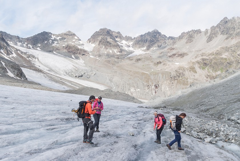 Jamtal Glacier Tour. Glacier hiking. near Galtür. .